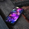 thumbnail image 4 of WIRESTER Shockproof Soft Rubber Cover Case for Apple iPhone 7/8 4.7", Purple Nebula Galaxy, 4 of 5