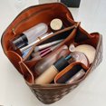 thumbnail image 2 of Organizadora Artículos Tocador Maquillaje Impermeable Gran Capacidad Mujer Cuero PU Portátil Con Divisores/Asa/Cremallera Multifuncional para Almacenamiento Lavado Hombres/mujeres, 2 of 9