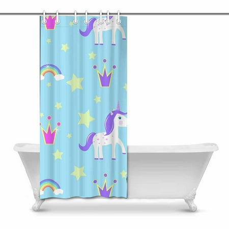Pop Children S Pattern Unicorn Bathroom Decor Effect Shower