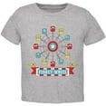 thumbnail image 1 of Ferris Wheel Ferret Pun Toddler T Shirt Heather 3T, 1 of 1