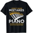 thumbnail image 1 of Playera de Música para Mujer - Diseño Divertido de Pianista y Teclado - Negro, 1 of 7