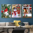 thumbnail image 3 of Pintura de diamantes 5D DIY, muñeco de nieve de Navidad, punto de cruz, bordado de diamantes, mosaico de dibujos animados, manualidades, adorno de vacaciones, regalo, nuevo, 3 of 4