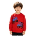 thumbnail image 6 of Toddler Boys Girls Hooded Sweatshirt Pullovers Long Sleeve Hoodie Kids Cotton Crewneck Fall Tops Blouse for 6-12 Months 12-24 Months 2T 3T 4T 5T 6T 7T 8T 9T Children 2-3 Years, 6 of 6