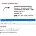 thumbnail image 2 of Engine Camshaft Position Sensor Connector - Compatible with 2003 - 2010 Mercedes-Benz ML350 3.5L V6 2004 2005 2006 2007 2008 2009, 2 of 2