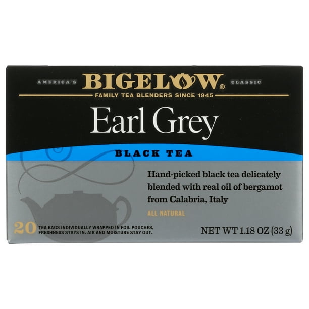 Bigelow Tea Earl Grey Black Tea, 20 Bag