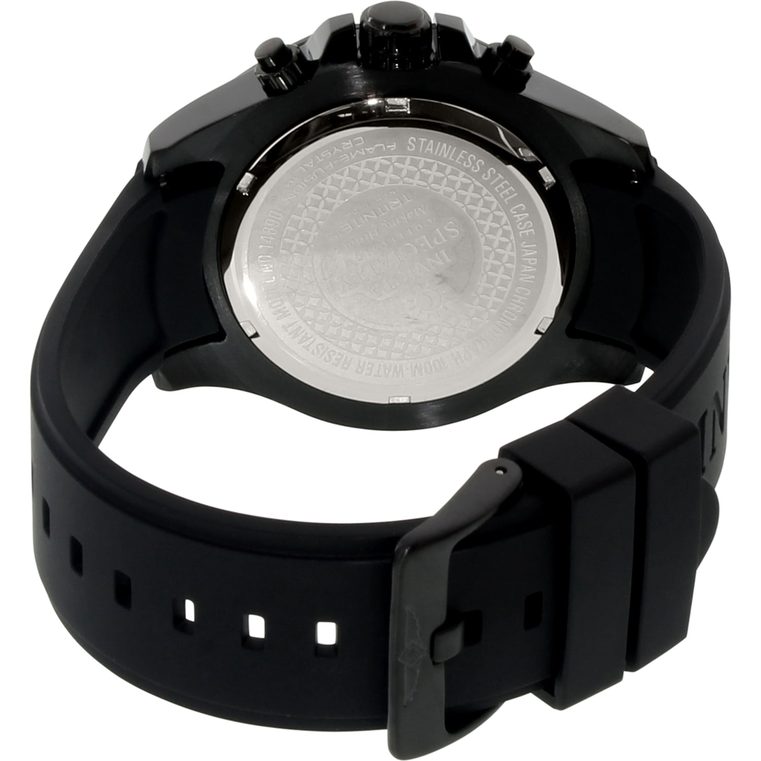 Invicta Men's Speciality 14890 Black Rubber Japanese Quartz Dress Watch