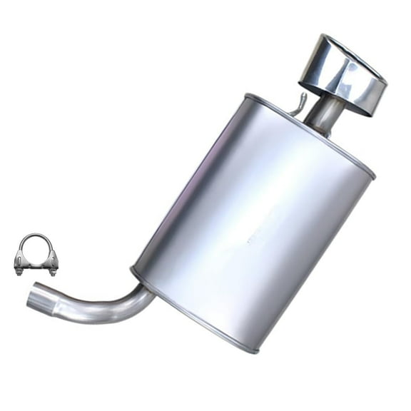 Stainless Steel Exhaust Driver-Side Muffler Fits 2013-2017 Honda Accord 3.5L - Direct Fit