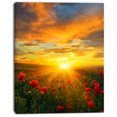 thumbnail image 2 of Bright New Day over Poppy Fields - Impression sur Toile Florale, 2 of 3