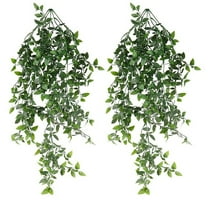 2 Bunch Artificial Hanging Plants Fake Plants Hanging Vines Home Indoor Outdoor Decor