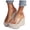 Beige, variant on Women's Colorful Platform Sandals Transparent Strappy Slip On Wedge Sandal Clear Open Toe Slide Summer Beach Mules Red Size 6.5