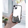 thumbnail image 5 of FINCIBO Soft Rubber Protector Cover Case for Apple iPhone 14 Max 6.7" 2022, Black Bombay Kitten Cat, 5 of 5
