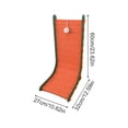 thumbnail image 2 of Cat Scratching Post, Durable Lint-Free Felt 2-In-1 Cat Scratching Post With Hanging Ball Toy, Sturdy Cat Scratching Pad For Indoor Cats To Grind Claws & Rest, 2 of 4