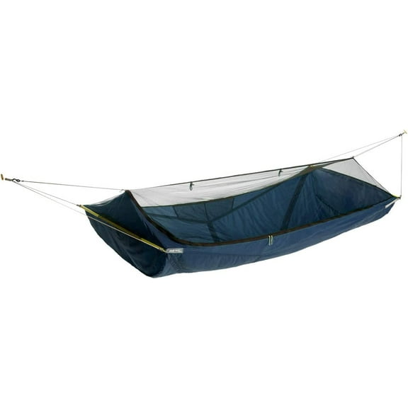 ENO SkyLite Hammock - 1 Person Flat, Portable Hammock - Integrated Bug Net - for Camping, Hiking, Backpacking, Travel, Festival, or The Beach - Pacific