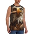 thumbnail image 2 of Kdxio Funny Bald Eagle for Men's Muscle T-shirt,Sleeveless for Workout Running Athletic Gym Lounge Casual, 2 of 5