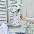 thumbnail image 5 of Pitcher with Handle Vintage Enamel Water Jug Farmhouse Enamelware Pitcher Vase 1.2QT,Dual Use for Serving Beverage Flower Vase, 5 of 10