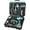 Turquoise, variant on Tool Set: Tool Kit with 8V Cordless Drill, Hand Toolbox with storage case, Tool set for Home Repairs 126 Piece, Purple