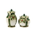 thumbnail image 3 of Ceramic Holly Salt and Pepper Shakers Kitchen, 3 of 3