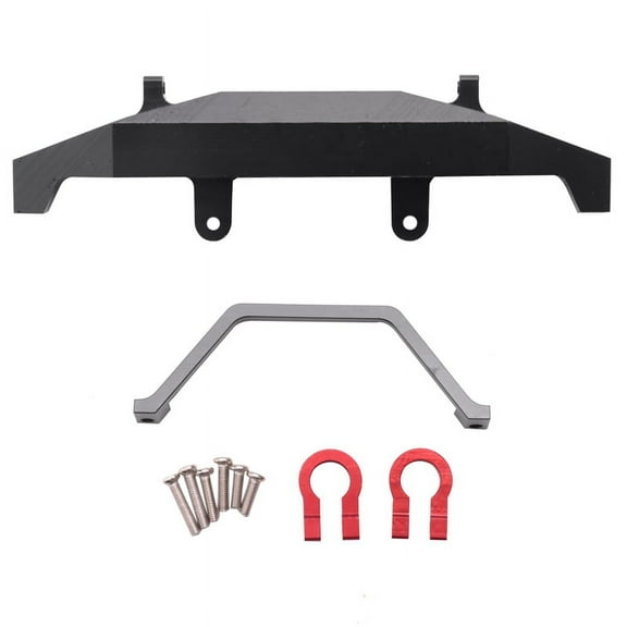 Metal Front Bumper for C14 C24 C24-1 1/16 RC Car Truck & Crawler Upgrade Parts Accessories,Black