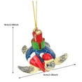 thumbnail image 3 of Fsqjgq 2024 Christmas Decorations Resin Turtle Christmas Tree Hanging Ornaments Creative Holiday Party Home Decor New Year Gift Dark Blue, 3 of 9