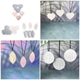thumbnail image 2 of lixuesong Keychain Resin Mold Keyring Silicone Molds Epoxy Resin Casting Mold Pendant Mould with Hole for Jewelry Making, 2 of 3