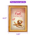 thumbnail image 5 of Every Fart is Love Note Goldendoodle Guilty Face Happy Valentine's Acrylic Plaque with Wood Photo Frame Box Doodle Dog Lover Gifts Idea Light Box - 01016, 5 of 5
