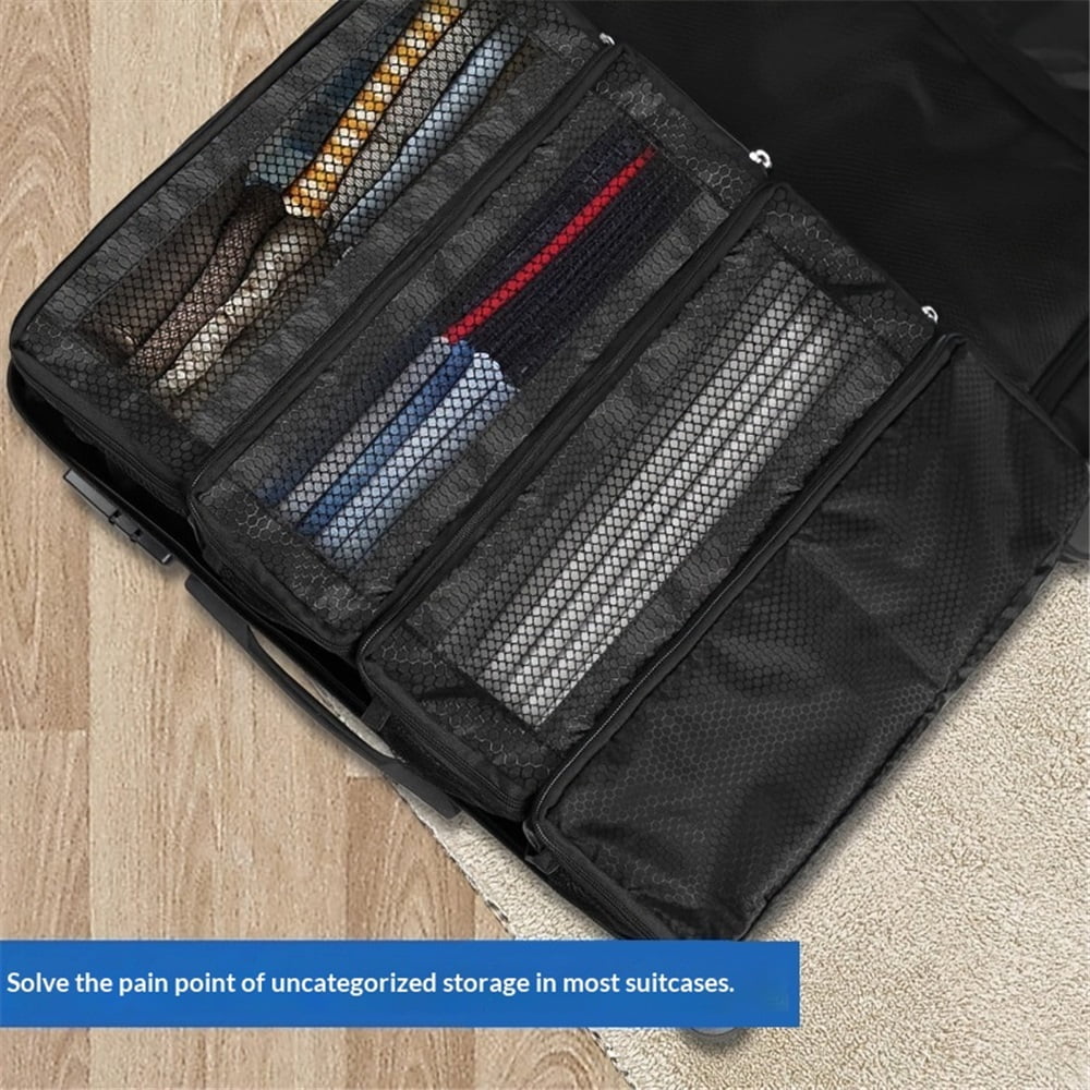 Hanging Packing Cubes All in One Ultra-Light Travel Shelves Portable Compression Organizer Bag Essentials for Carry-on Luggage Suitcase Closet Wardrobe Accessories