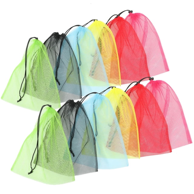 WEAVILUX 12Ud De Malla Con De Cordón Para Organizar Y Artículos Variados