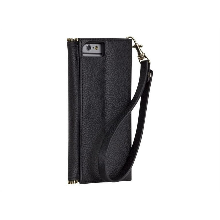 Case Mate Rebecca Minkoff Collection Wristlet Flip cover for cell phone genuine leather black