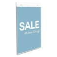 thumbnail image 4 of Deflecto Classic Image Wall-Mount Sign Holder, Portrait, 8 1/2" x 11", Clear, 4 of 10
