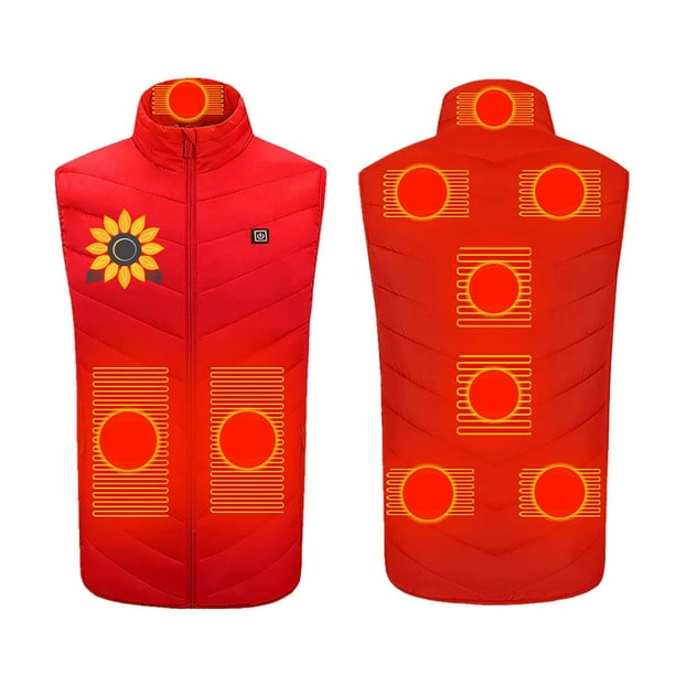 Chaquetas y abrigos casuales sin mangas y sin capucha, de talla grande, para hombre y mujer. Chaqueta térmica de invierno para mujer.