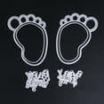 thumbnail image 4 of Cuadros Decorativos 1 juego de plantillas de troqueles de corte en relieve con letras circulares de pies de Metal, 4 of 7