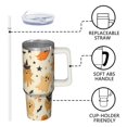 thumbnail image 3 of Halloween 30oz Spooky Coffee Mug with Handle and Straw Lid – Pumpkin Gift Tumbler – Insulated Travel Cup, 3 of 5