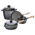 thumbnail image 1 of Range Kleen 674005W Tradition Cast Aluminum Non-stick Cookware Set - 5 Piece, 1 of 1