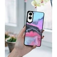 thumbnail image 5 of WIRESTER Shockproof Soft Rubber Cover Case for Samsung Galaxy S25 Edge 6.7 inch 2025, Colorful Marble, 5 of 5
