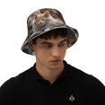 thumbnail image 4 of Kdxio Reflective Bucket Hat - Serene Kitten Kingdom Print Bucket Hat for Men,Women, 4 of 6