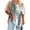 Orange, variant on FAHXNVB Women's Loose Fit T-Shirts Plus Size V-Neck Cute Floral Print Soft Cotton Short Sleeve Breathable Tees Tops Fashion Casual Comfy Shirts,XXXL,Blue