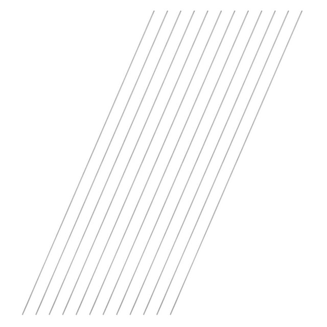 12 Pack 304 Stainless Steel Round Rod 1/16" Diameter 16" Length Solid Rod