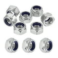 thumbnail image 1 of 10 Pcs Écrous de Verrouillage M12x1.75mm, Insert en Nylon Inoxydable 316 Autobloquant, 1 of 6