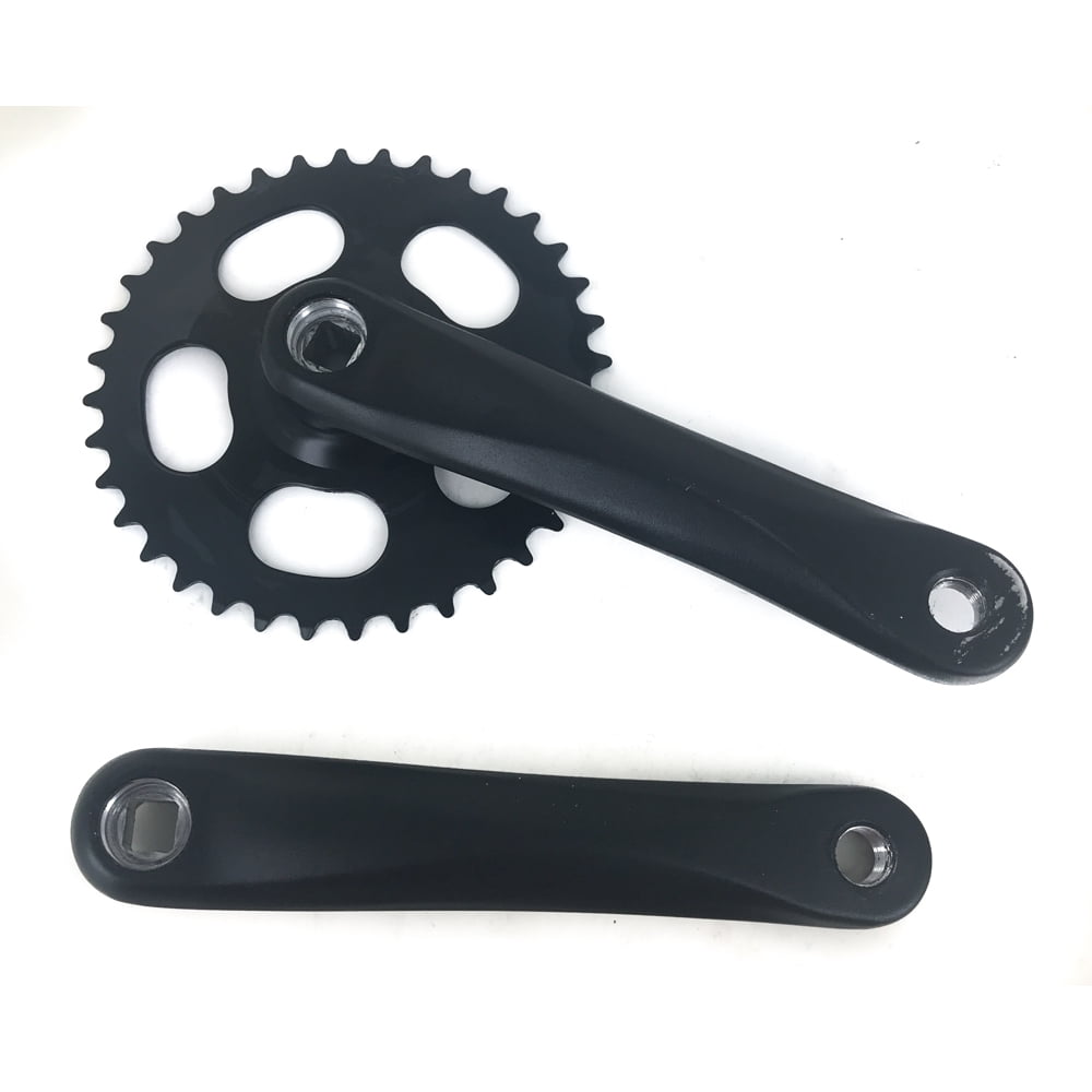 Prowheel Square Taper Single Speed Cruiser Bike Crankset 36 170mm Black