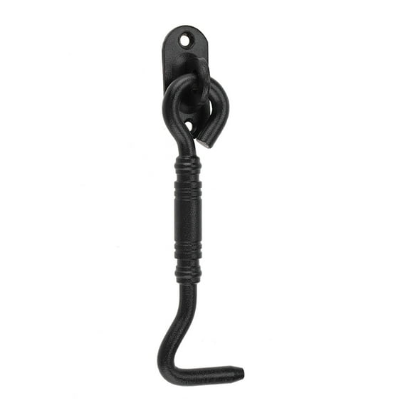 Cast Iron, Easy to Use, with Black Coating for Sliding Barn Door, Suitable for Cabin Door, Shed Door, Gate and Window