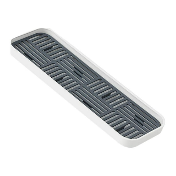 Inteprter Fregadero de cocina multiusos, escurridor, bandeja de café, organizador que ahorra espacio Organizadores de utensilios de cocina Gris S