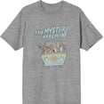 thumbnail image 4 of Scooby Doo The Mystery Machine Men's Heather Gray Crew Neck Short Sleeve Tee-Medium, 4 of 6