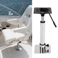 thumbnail image 1 of Boat  Pedestal Base Mount Kit, Boat  Pedestal Mount Stainless Steel  for Pontoon Bridge, 1 of 7