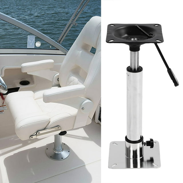 Boat Pedestal Base Mount Kit, Boat Pedestal Mount Stainless Steel for Pontoon Bridge