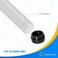 thumbnail image 2 of KastLite T8 Fluorescent 48" Safety Sleeves | Clear | Fits T8 Lamps Only | 1 1/4" Diameter | 6 Pack, 2 of 9