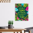 thumbnail image 3 of She is Clothed in Strength Canvas Wall Art,Inspirational Flowers Canvas Painting Wall Decor for Girls Women Daughter Home Office Bedroom Dorm, 3 of 6