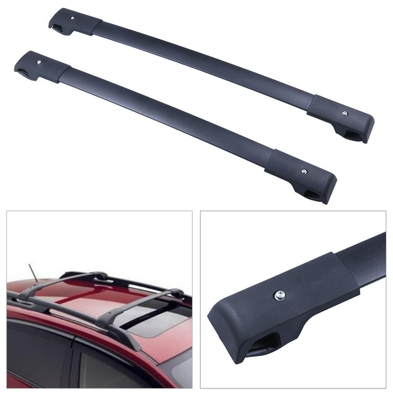 Scitoo Roof Rack Cross Bars Baggage Carrier For Subaru Crosstrek  2016-2017,for Subaru Impreza 2012-2016,for Subaru XV Crosstrek 2013-2015  Black 2 Pcs Roof Top Rack Luggage Carrier 