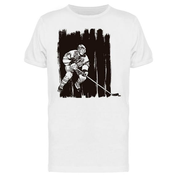 Background With A Hockey Player T-Shirt Men -Image by Shutterstock, Male XX-Large