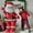 red, variant on YIKA Christmas Large Standing Santa Claus Christmas Style Festival Party Decoration Christmas Decorations Christmas Decorations Indoor red