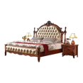 thumbnail image 3 of European bed double bed 1.8 meters all solid wood master bedroom European wedding bed factory direct European style My Lux Decor Round, 3 of 8